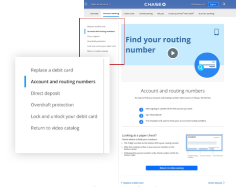 Chase Helpful Tips video details layout