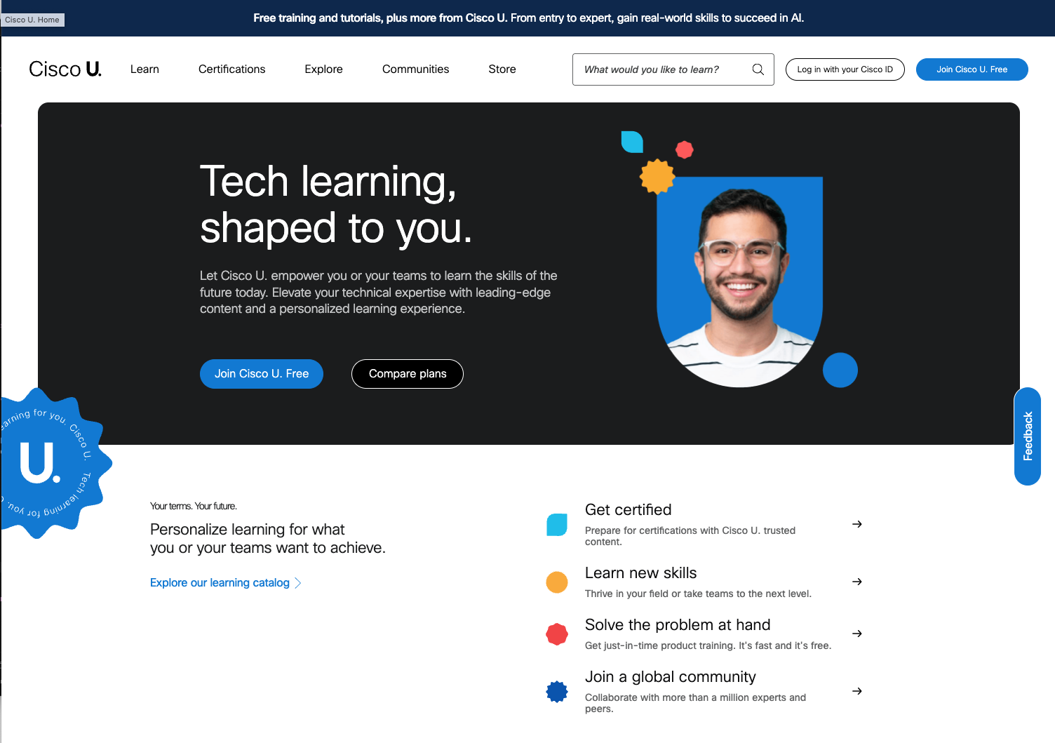 CiscoU current site