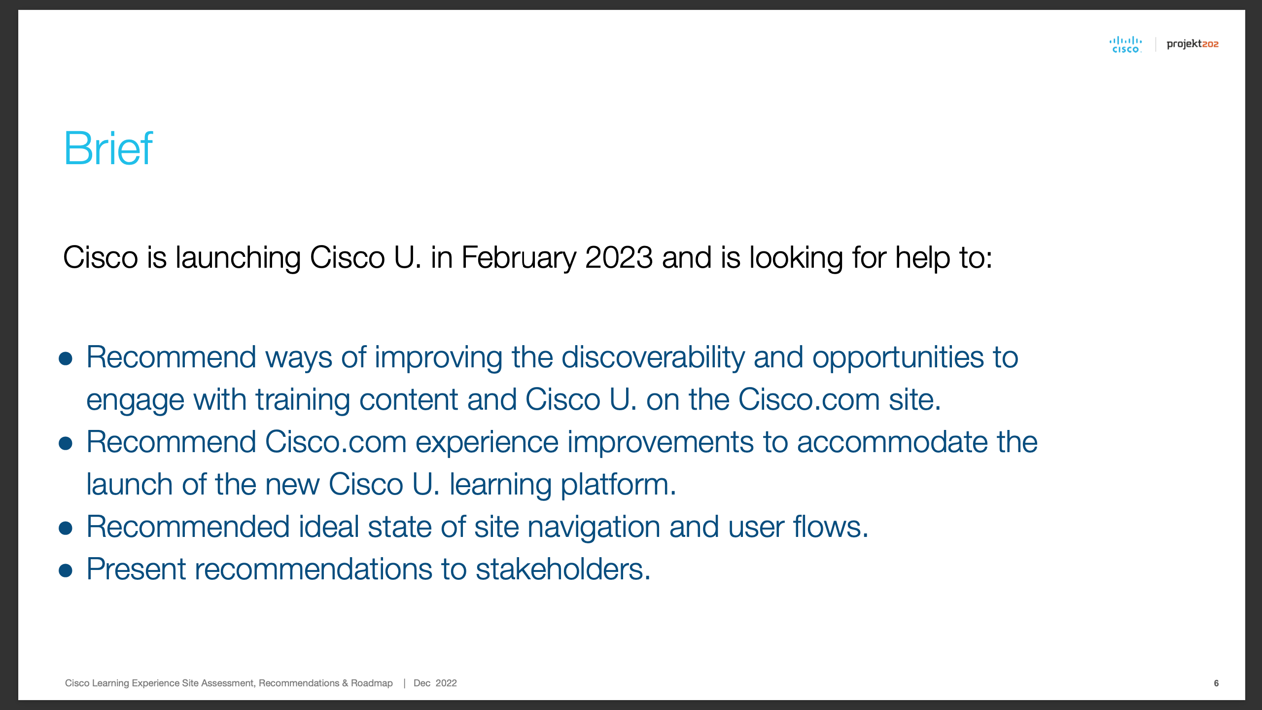 Cisco Learning Experience deck page 03