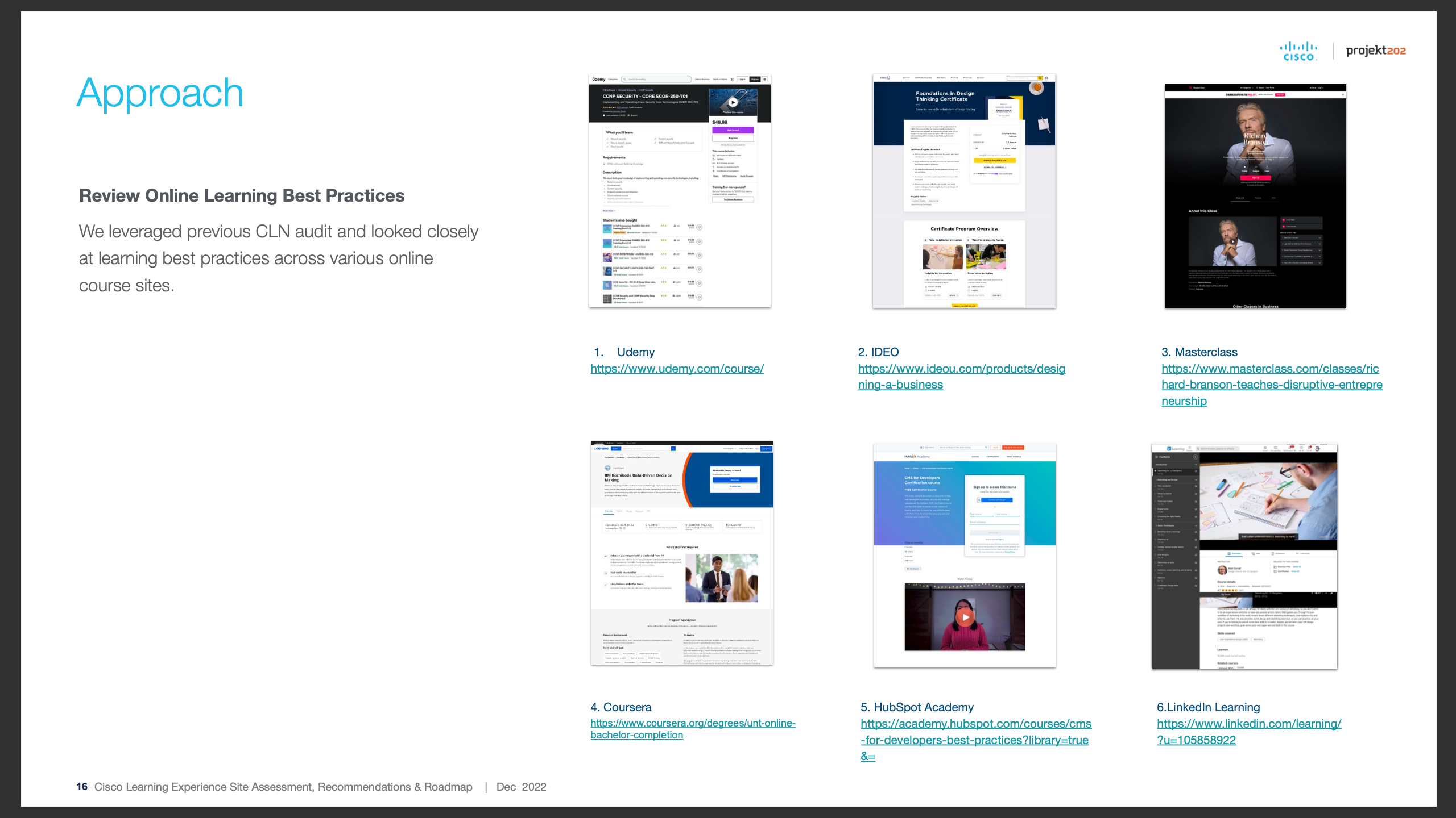 Cisco Learning Experience deck page 05