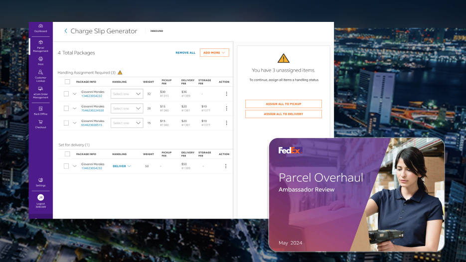 FedEx Parcel Management Charge Slip Generator product preview