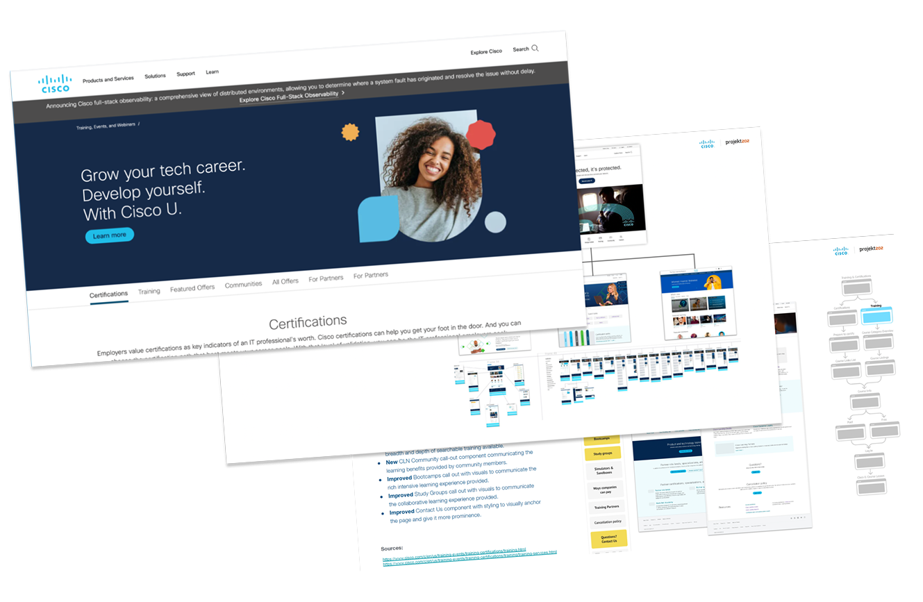 CiscoU Learning Launch interface preview